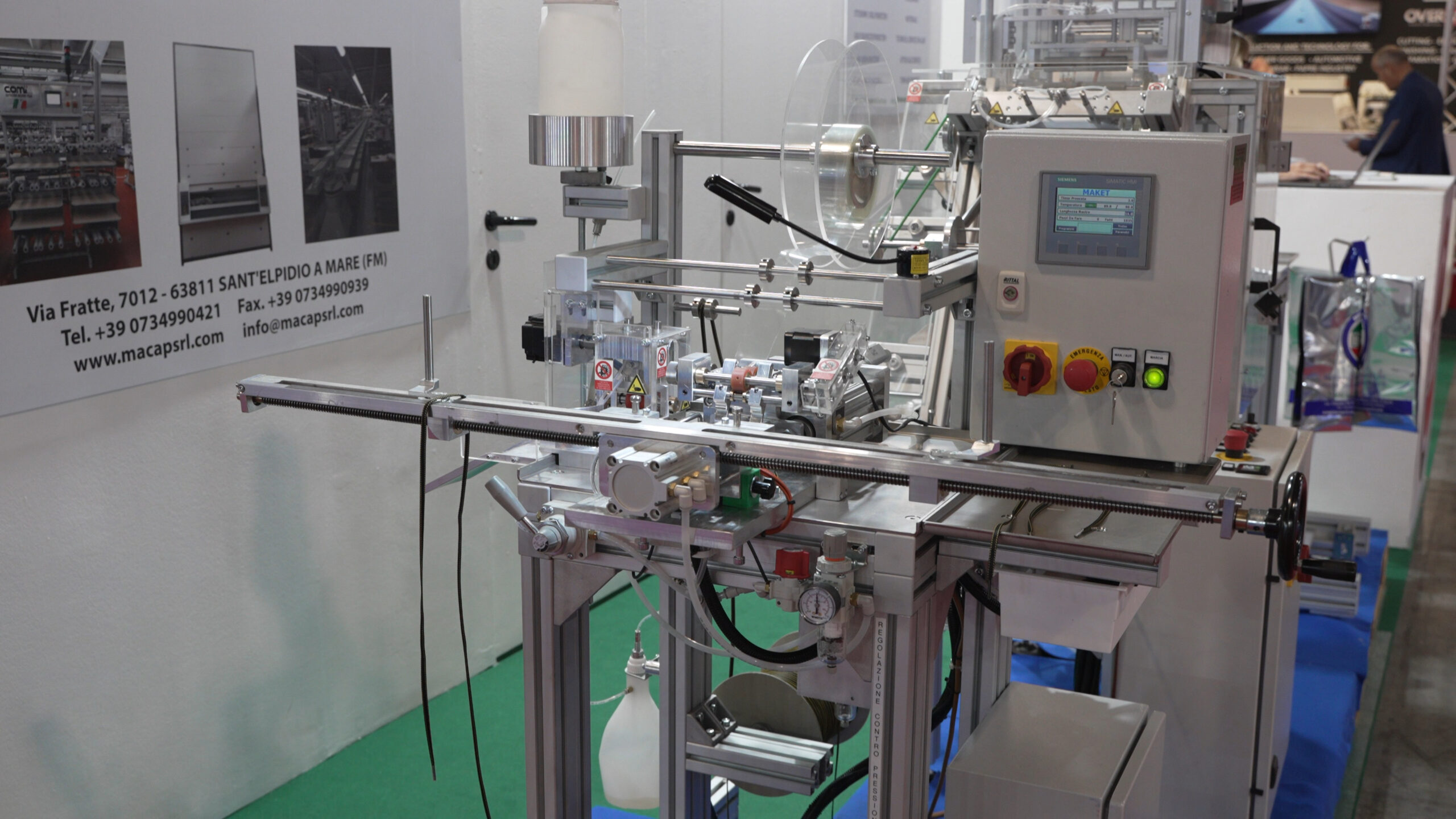 Tank Tipping Machine MACAP: Automatic lace tipping machine | Simac Tanning Tech