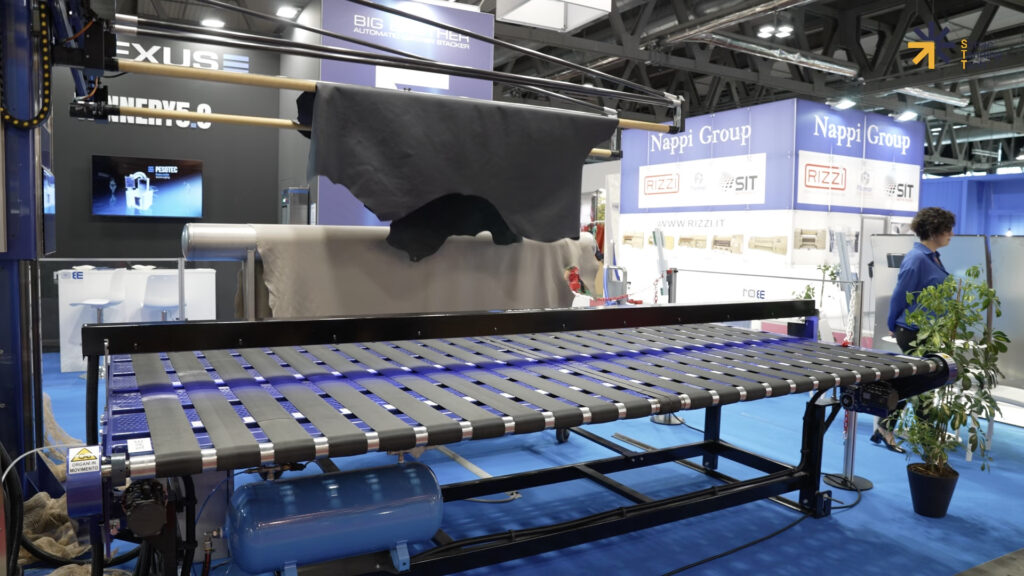 NEXUS AUTOMATION: The automatic leather stacker is called Big Brother